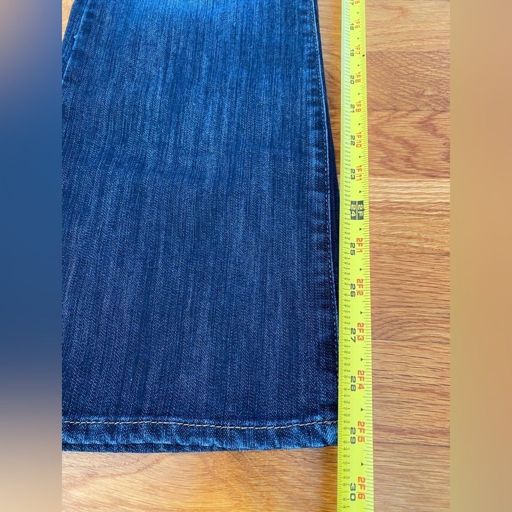 Mavi Molly Mid-Rise Classic Bootcut Denim Jeans Size 28 / 30, Dark Wash - Picture 11 of 11